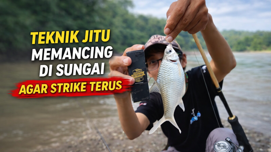 Teknik jitu memancing di sungai agar strike terus