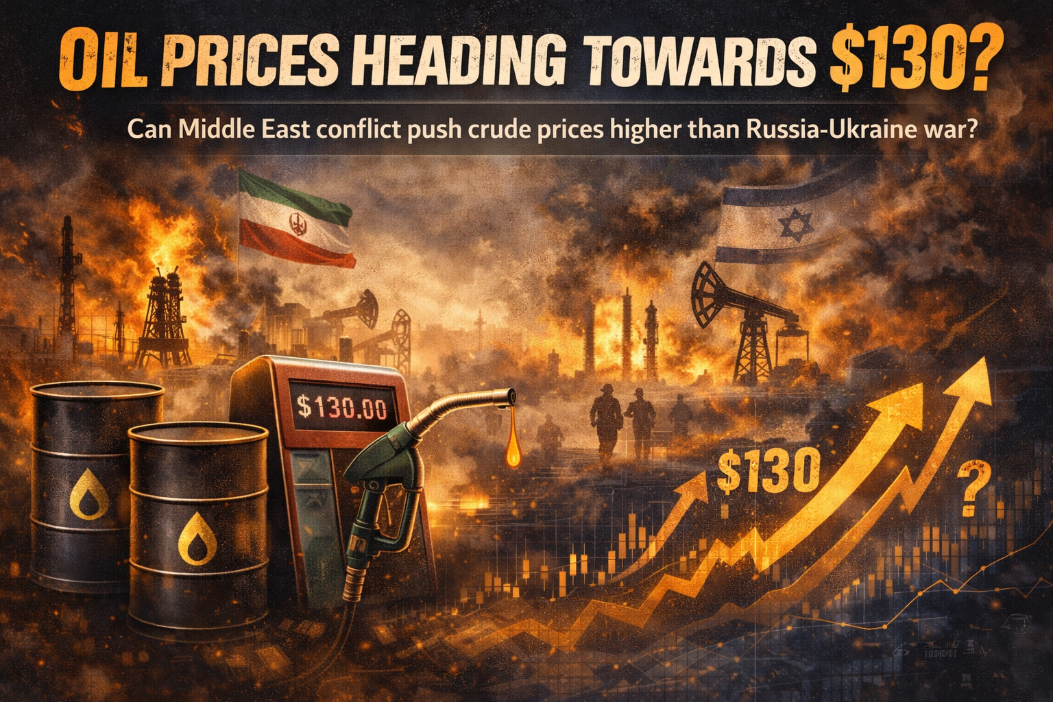 Oil prices heading towards $130? Can Middle East conflict push crude ...