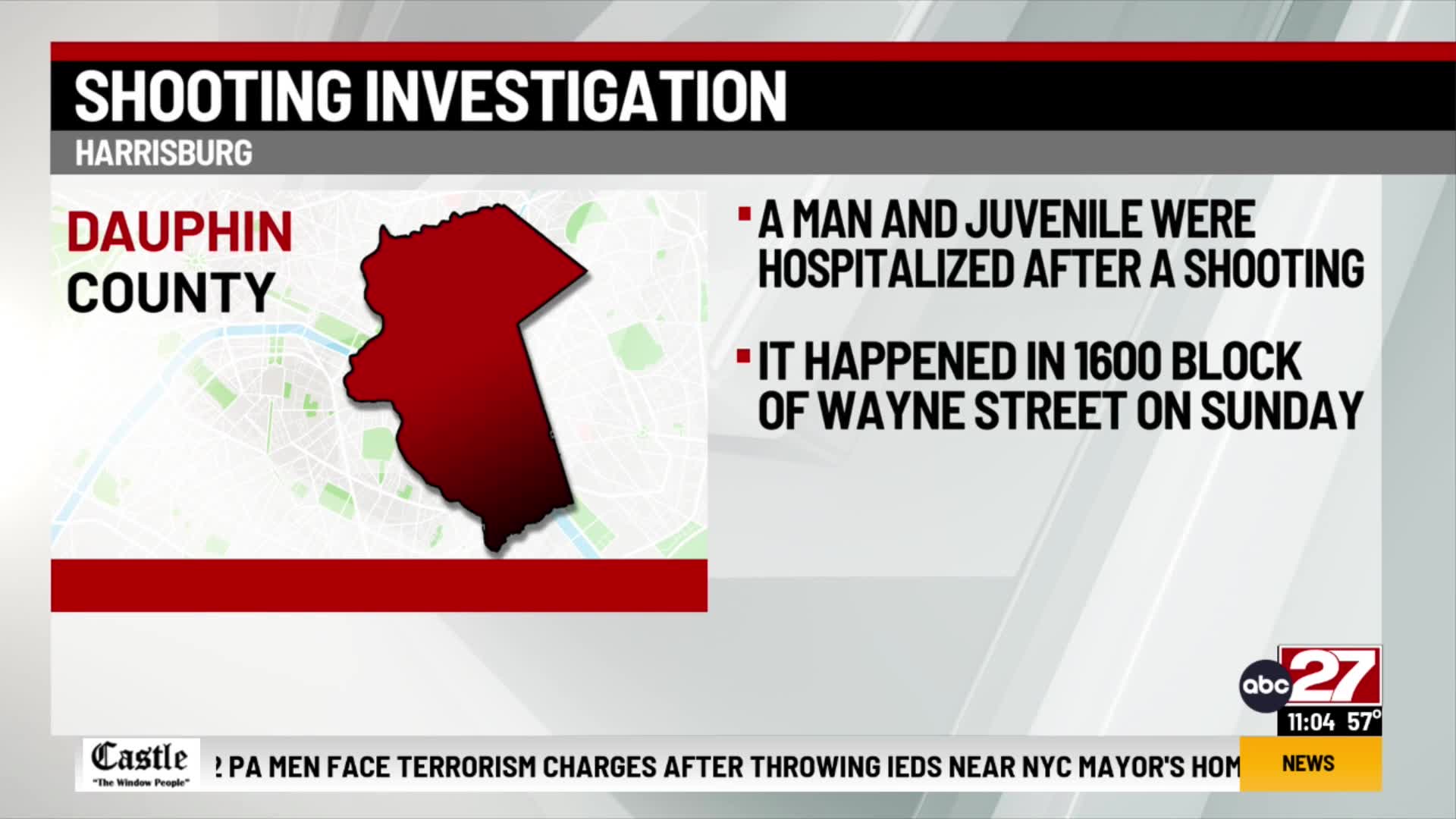 Adult not 'intended target' in Harrisburg shooting that injured man and ...