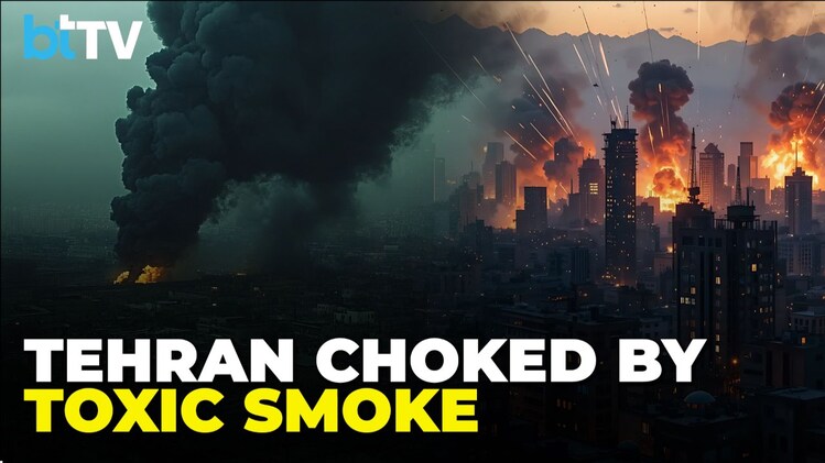 Tehran chokes under toxic smoke after fuel depot strikes, fears of acid ...