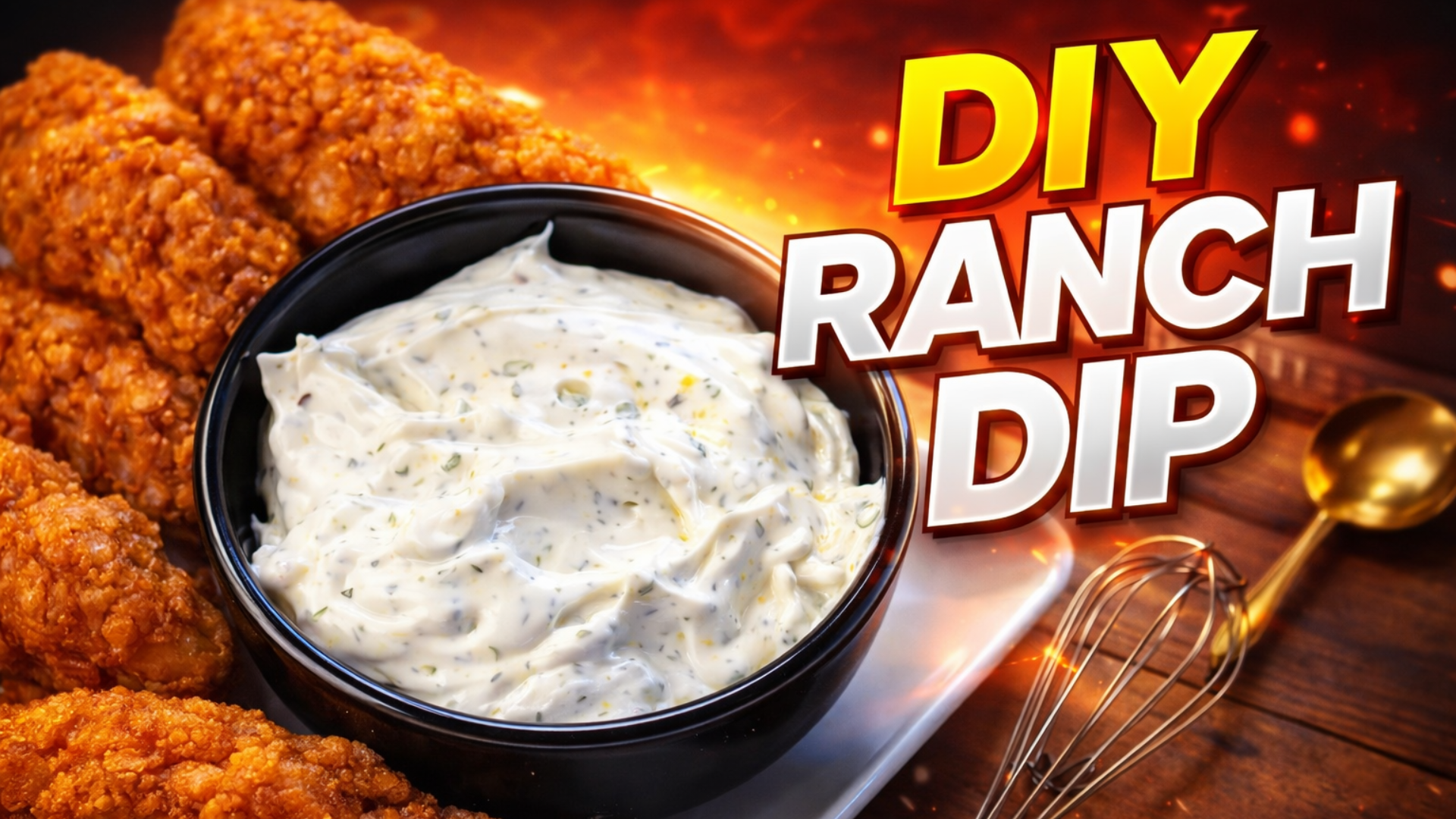 DIY ranch dressing and dip fresh and delicious