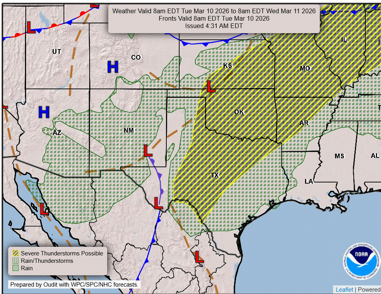 Storms could turn severe in South Texas midweek. Here's what to expect ...