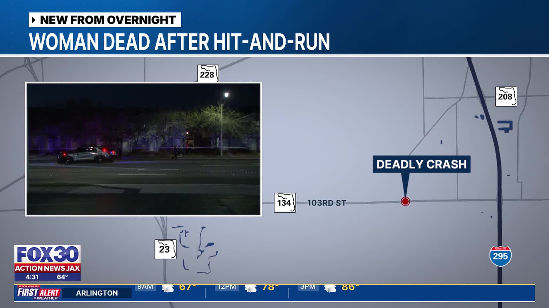 Woman killed in hit-and-run in Jacksonville Heights, possible suspect ...