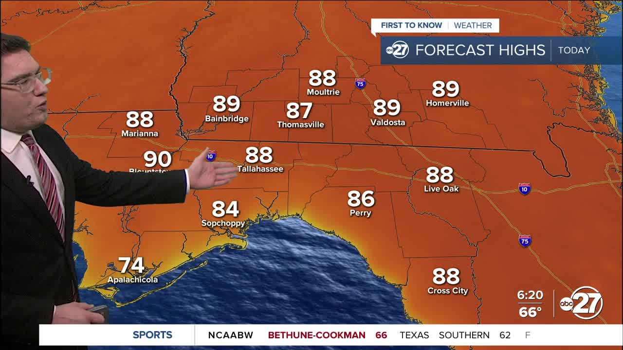 First to know weather - Near record heat (3-10-2026)