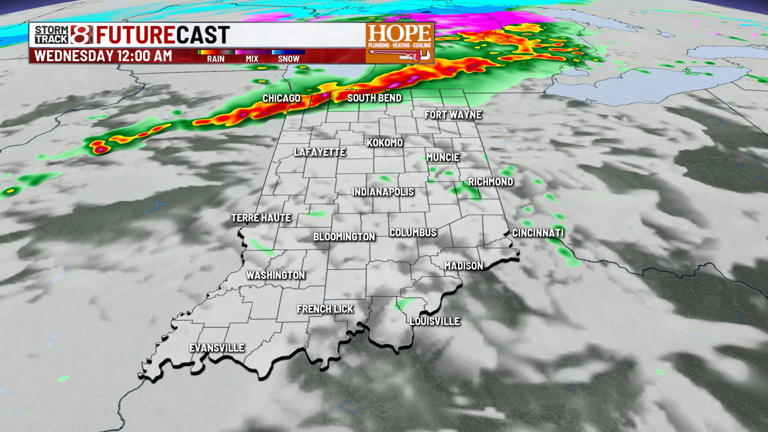 Central Indiana braces for severe storms and heavy rain | Mar. 10, 2026