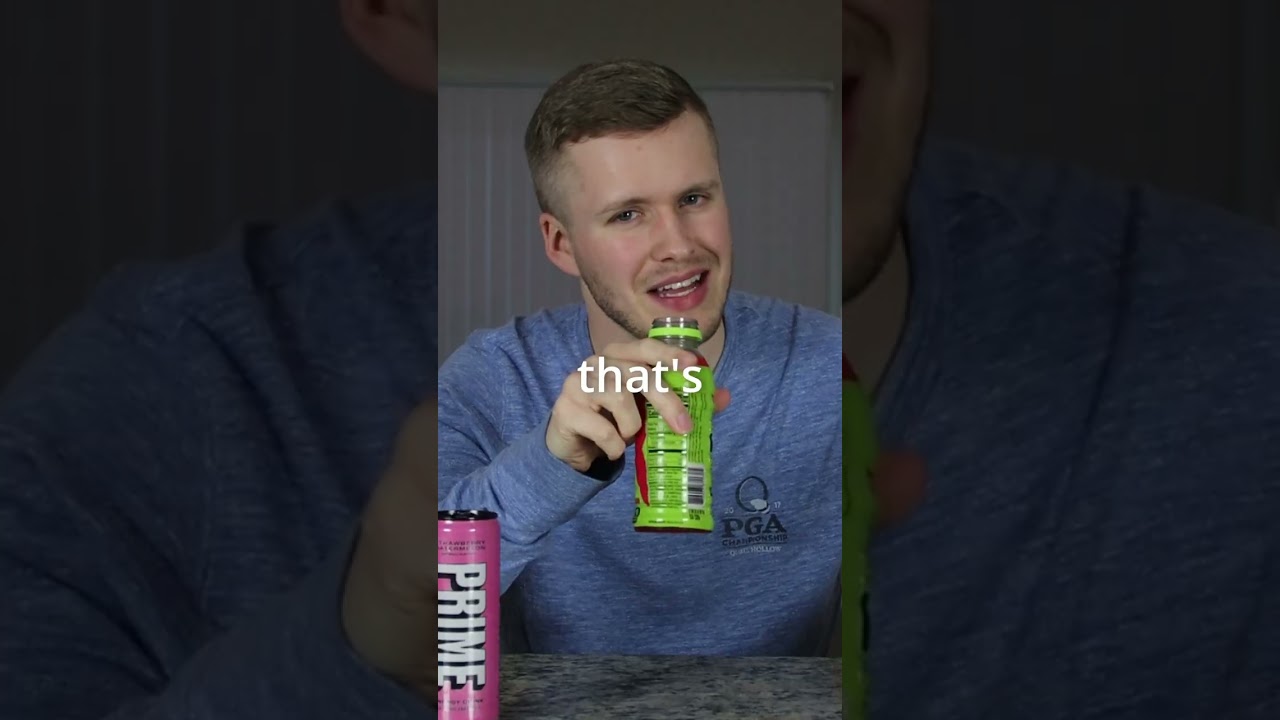 Prime vs Gatorade energy drink taste test #ksi #loganpaul
