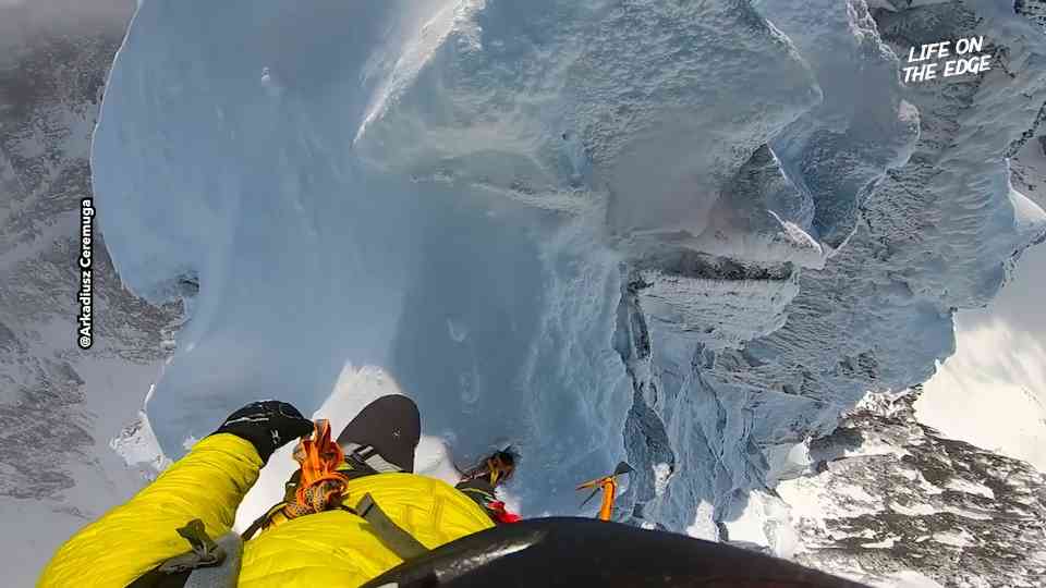 Climbing in extreme conditions in Slovakia
