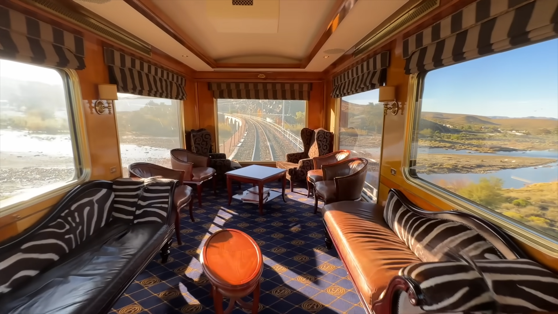 Look at the luxury train that feels like a moving five-star hotel