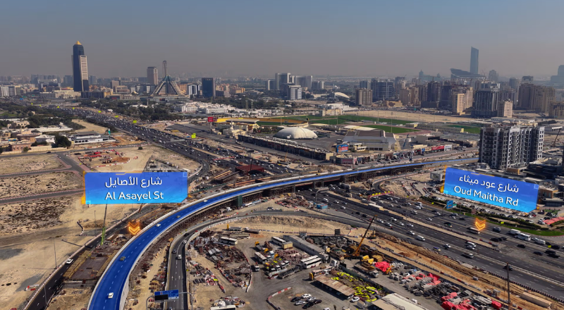 RTA opens two key bridges as part of the Sheikh Rashid Corridor project