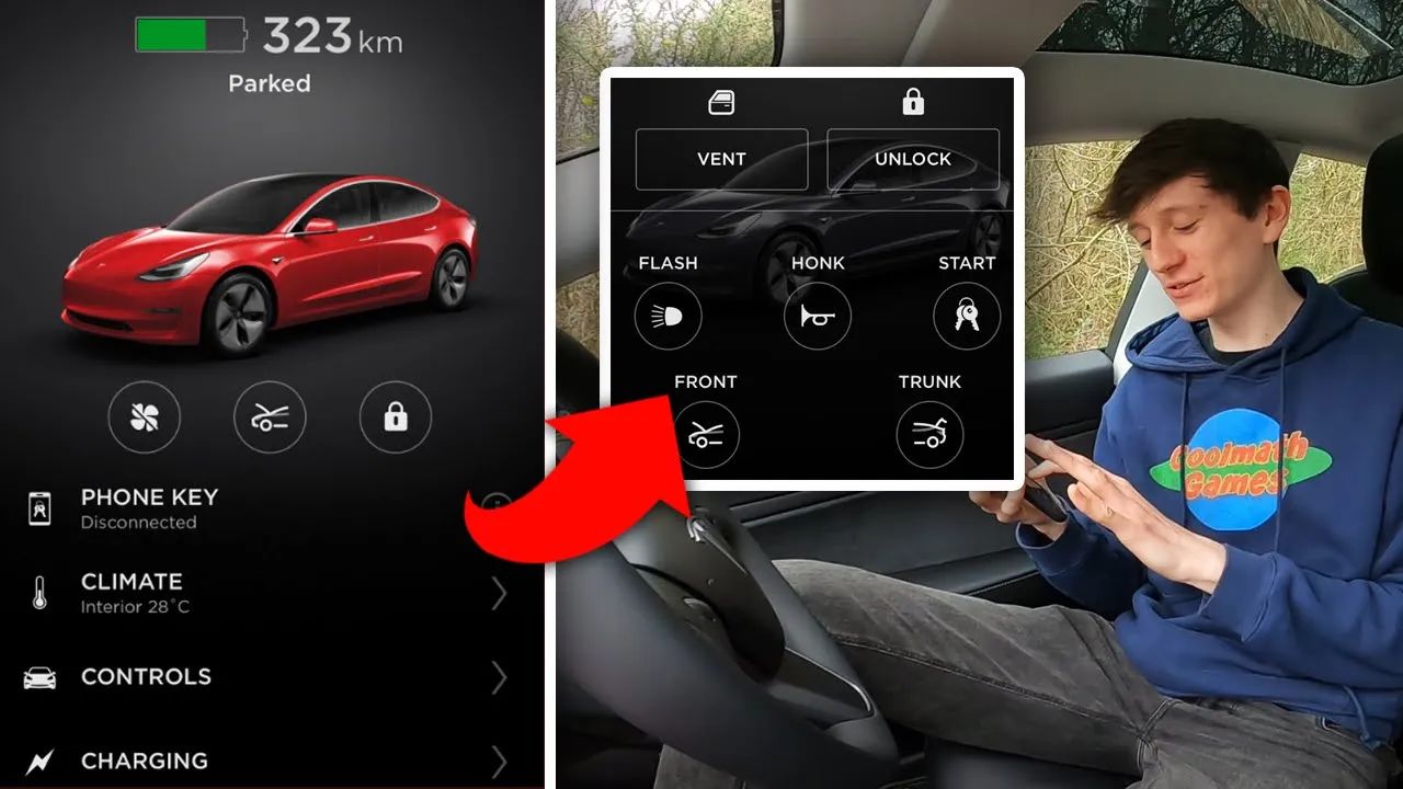 Everything your Tesla Model 3 can do with the Tesla app