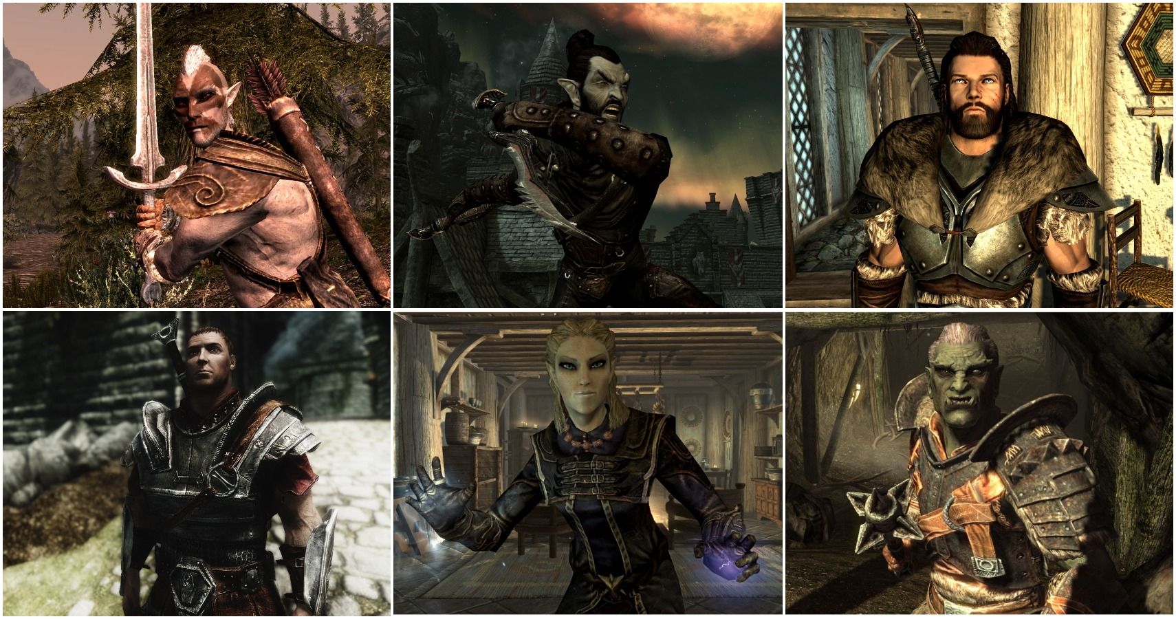 Skyrim every playable race from best to worst