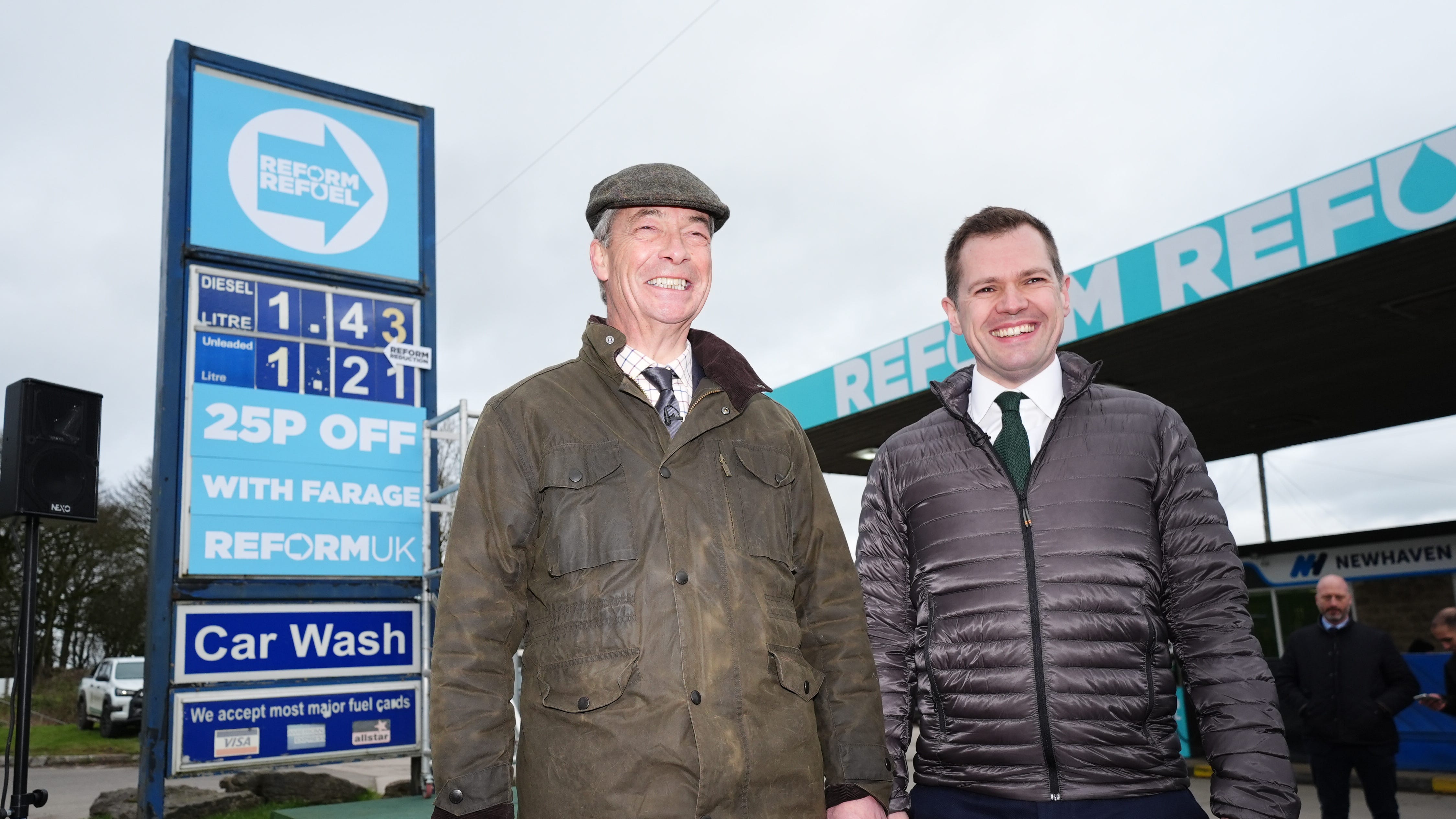 Nigel Farage vows to reverse fuel duty increase in Reform petrol ...