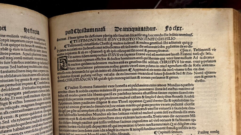 The Testimonium Flavianum