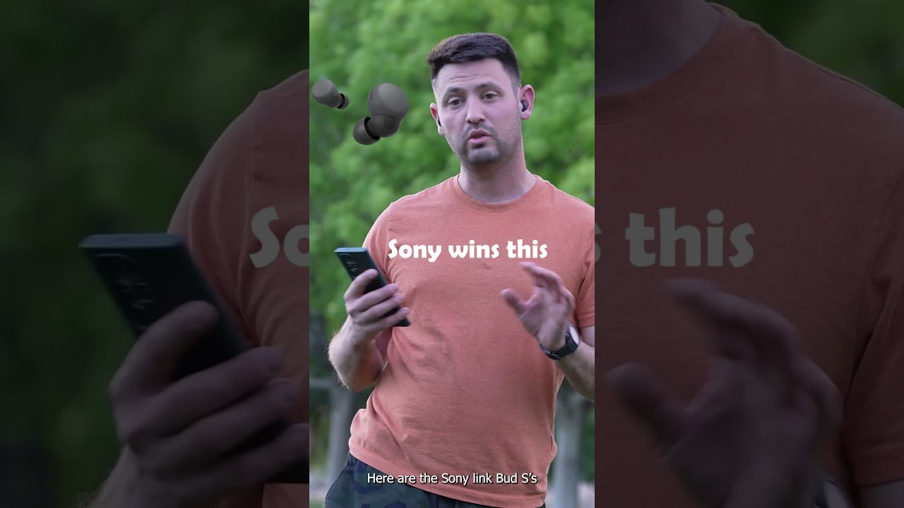 Earbud microphone test - Sony wins