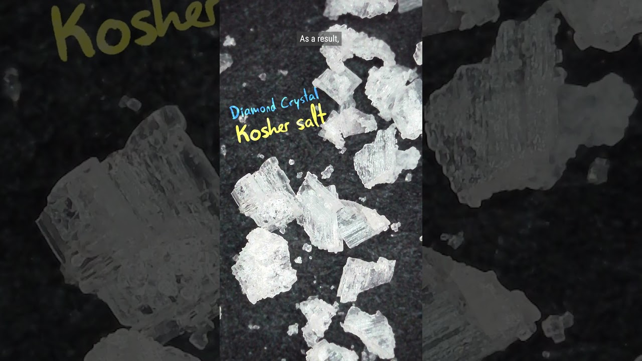 Why salt shapes matter + why fake meat struggles to match the real thing