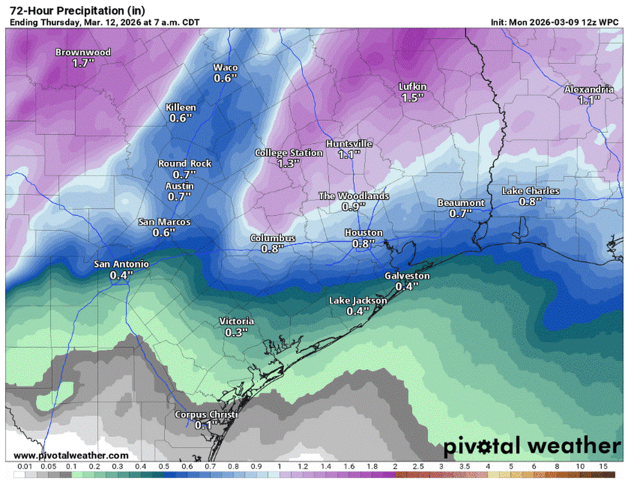 Storms could turn severe in Central Texas midweek. Here's a time of ...