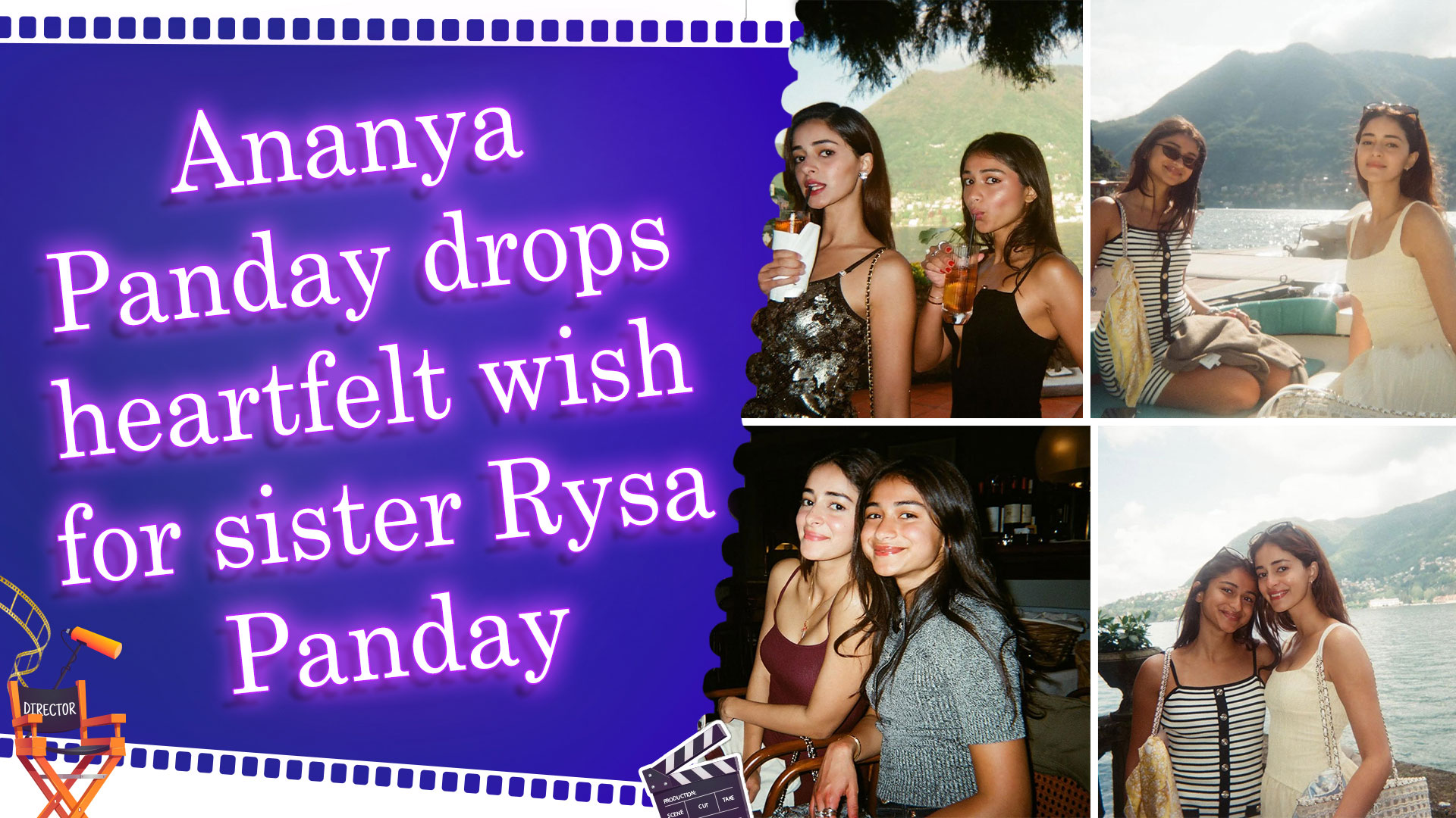 Ananya Panday shares adorable childhood video of sister Rysa Panday on ...