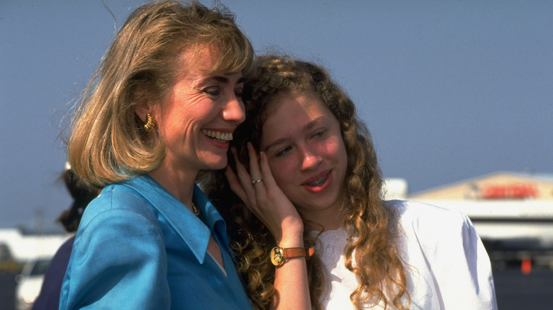 Chelsea Clinton's face has totally changed since her dad Bill was president