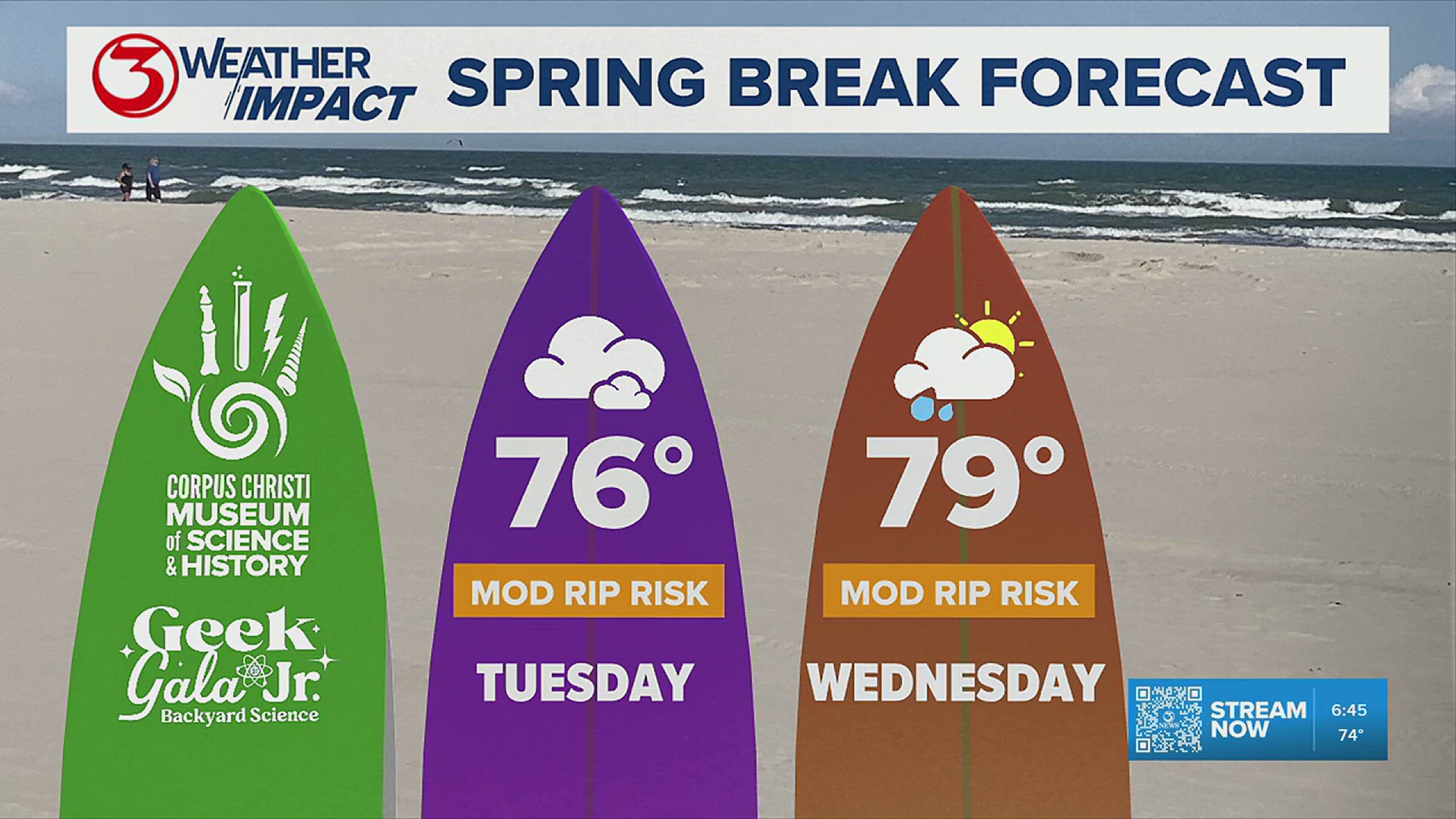 Spring break forecast on First Edition, March 10