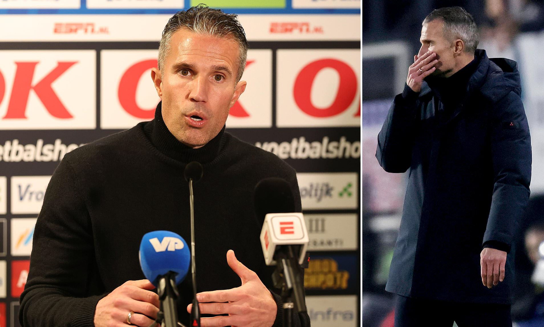 Feyenoord make decision on Robin van Persie's future after fans chanted ...