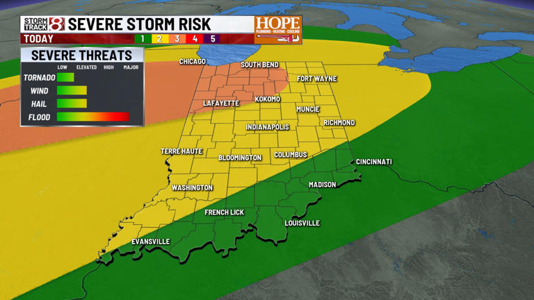 Central Indiana braces for severe storms and heavy rain | Mar. 10, 2026