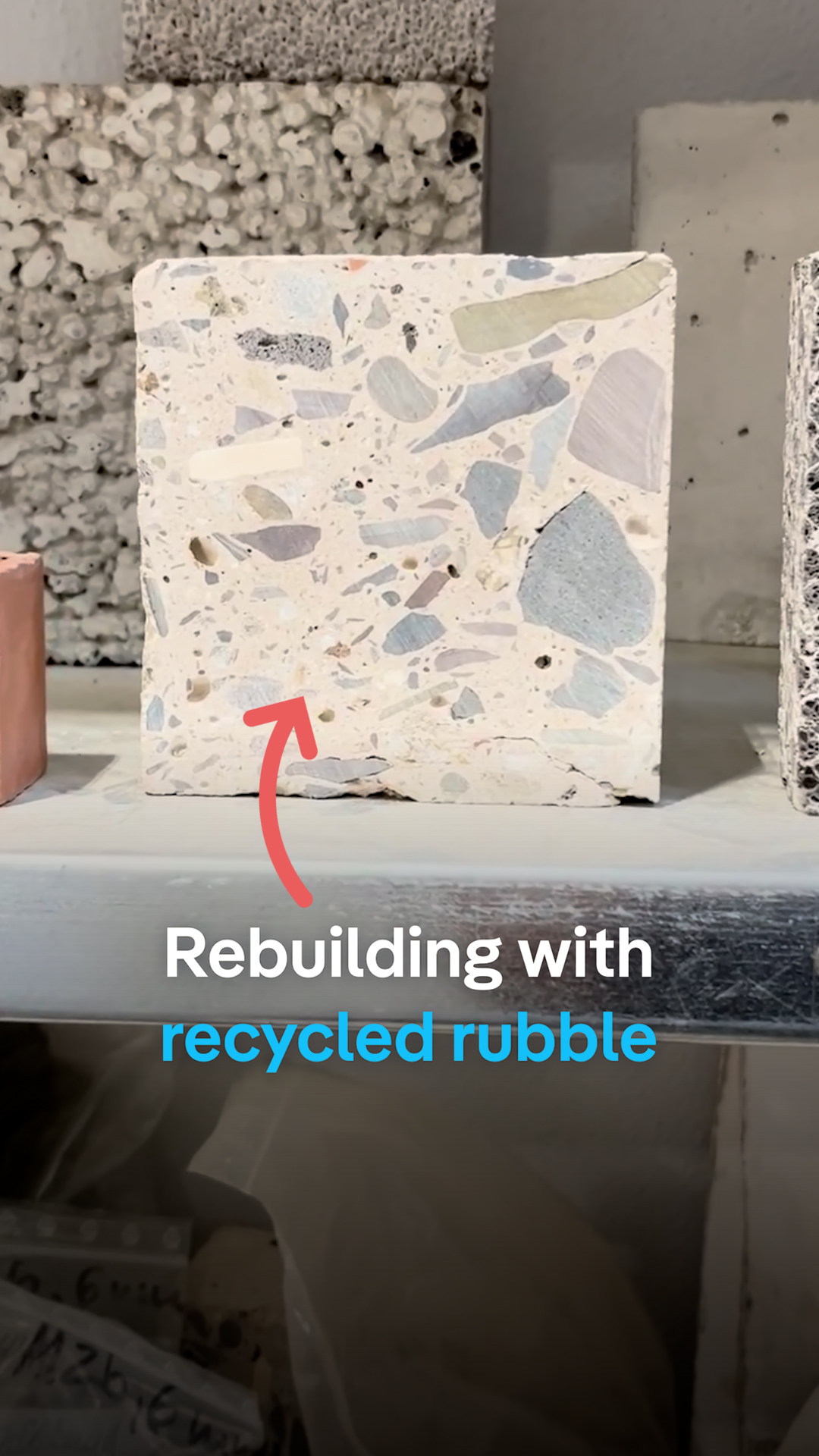 Rebuilding with recycled rubble