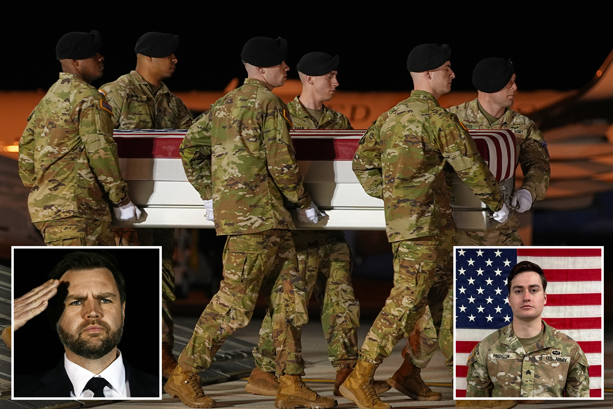 JD Vance attends dignified transfer for seventh US soldier killed in ...