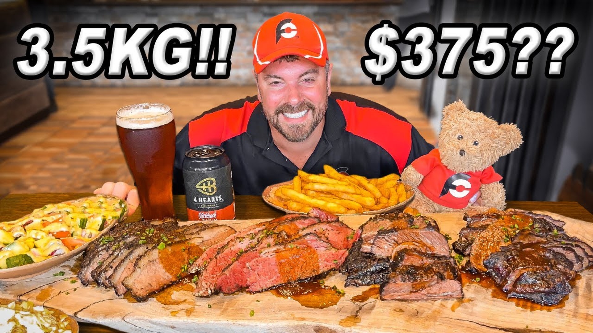 Group of 8 people can't even finish this $375 mighty BBQ challenge