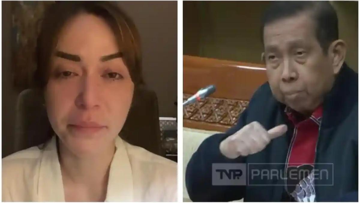 SOROTI KASUS NABILAH - Anggota Komisi III DPR RI dari Fraksi PDI Perjuangan, Safaruddin, kembali mengkritik kinerja kepolisian dalam menangani sebuah perkara. (Instagram/@nabobrien dan TV Parlemen)