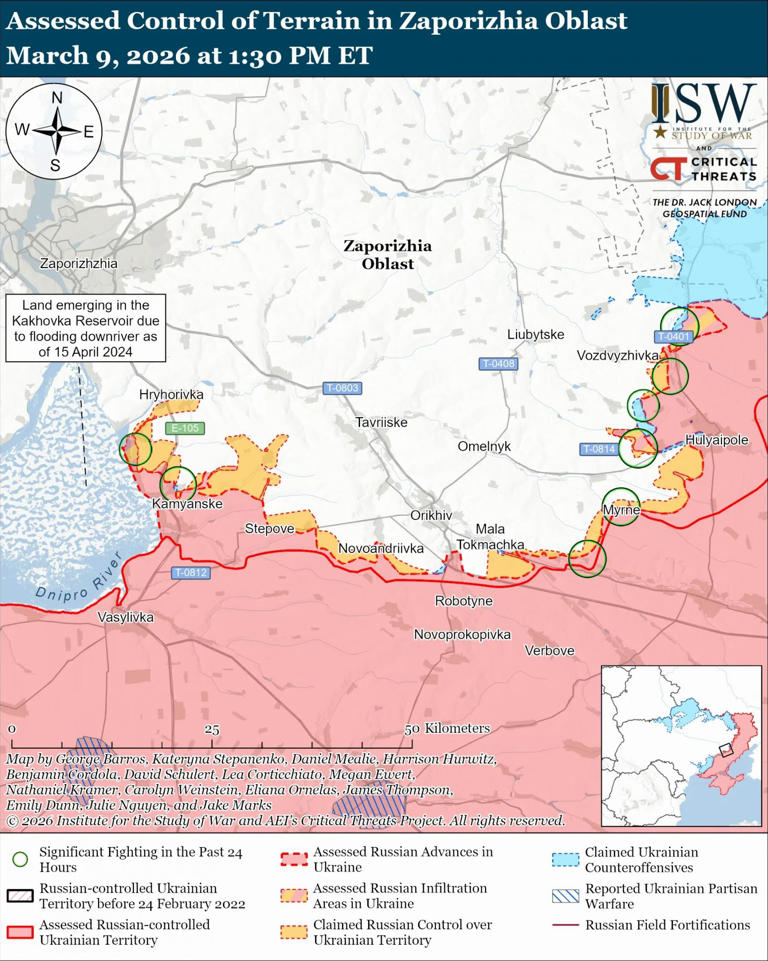Ukrainian counterattacks in south could disrupt Russian offensive plans ...