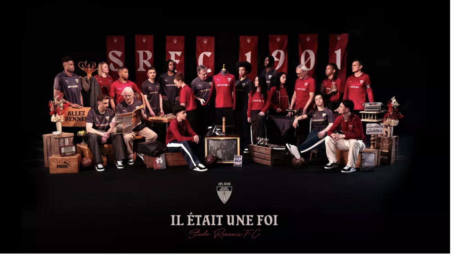 Club : le Stade rennais dévoile un maillot collector pour ses 125 ans