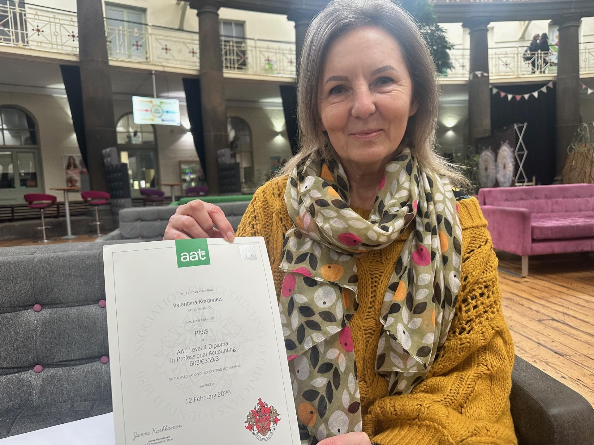 University of Derby Buxton honours Ukrainian refugee on International ...