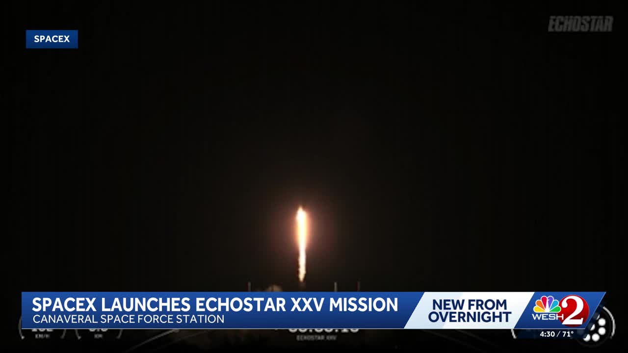 SpaceX launches Falcon 9 rocket from Florida's Space Coast