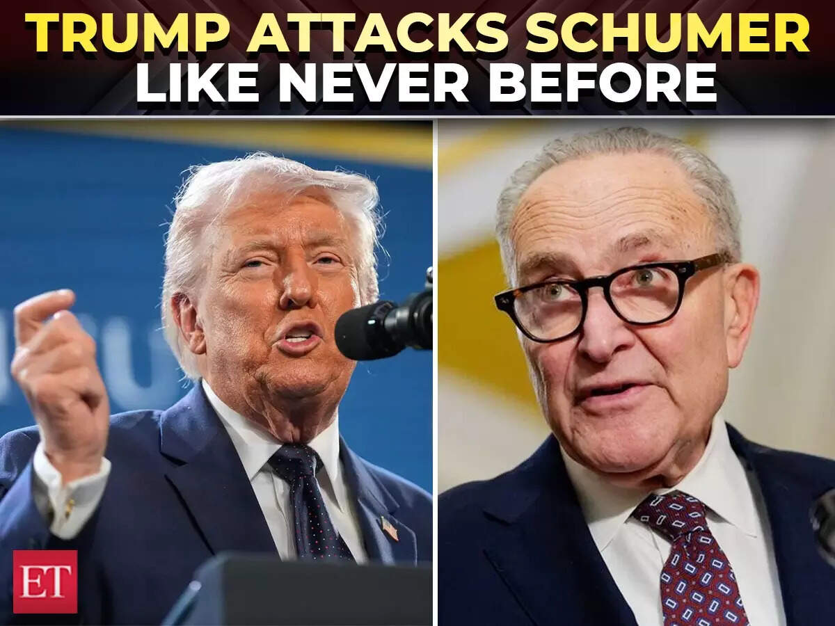 'He's registered Palestinian': Trump slams Schumer's Iran stance, he ...