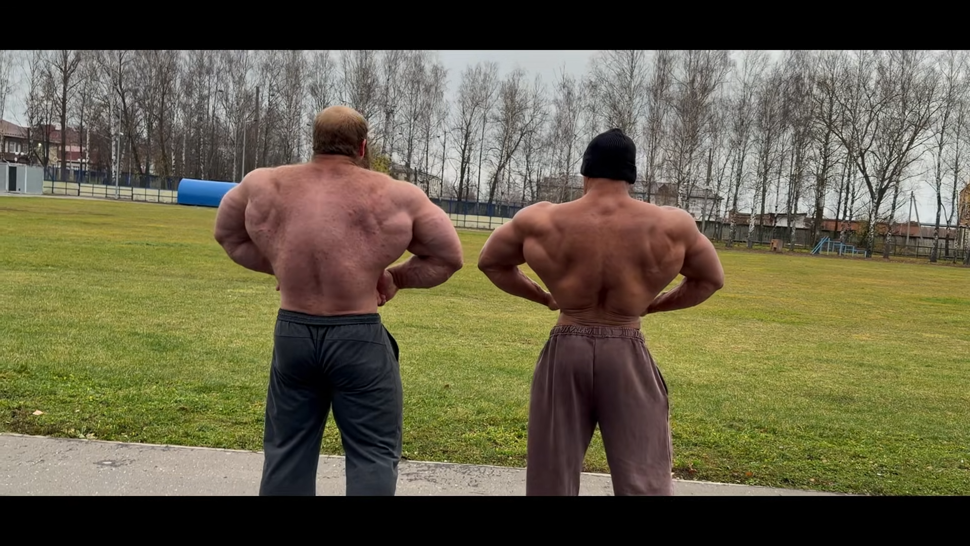 He was just training in the cold - now the internet is watching