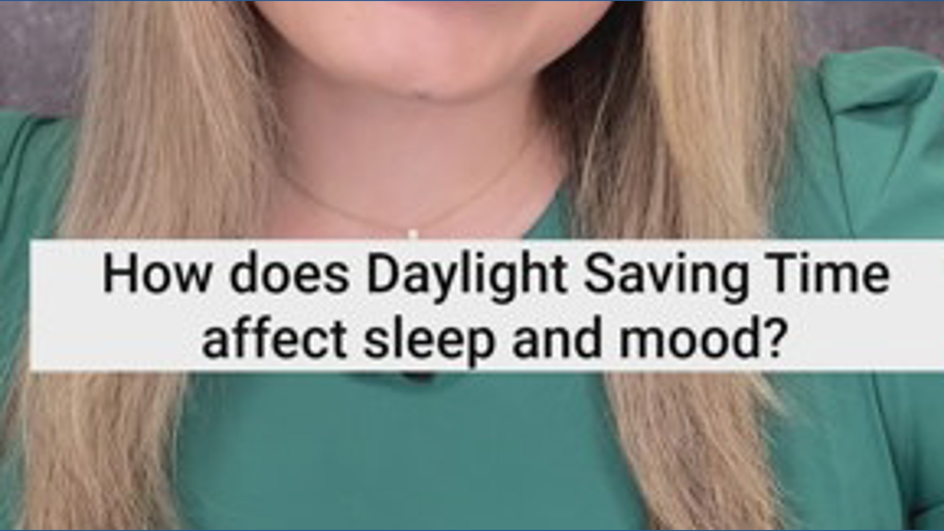 How does daylight saving time affect sleep and mood?