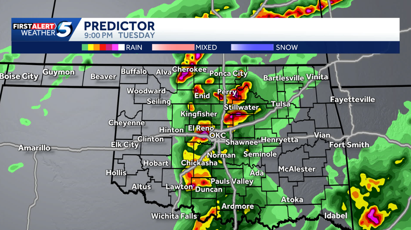 Hour-by-hour forecast: When will Oklahoma see severe storms with ...