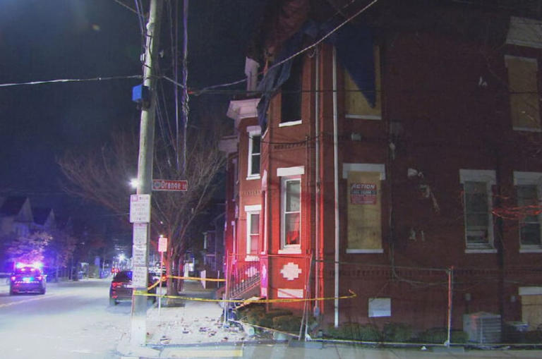 Collapse zone established in Mass. city after bricks rain down from ...
