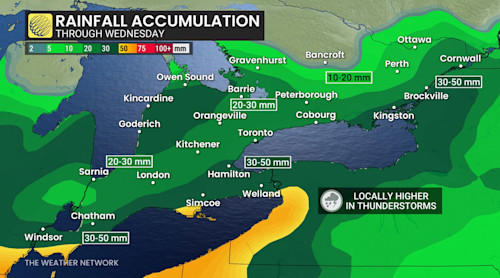 Thunderstorms, heavy rain in southern Ontario increase flood threat