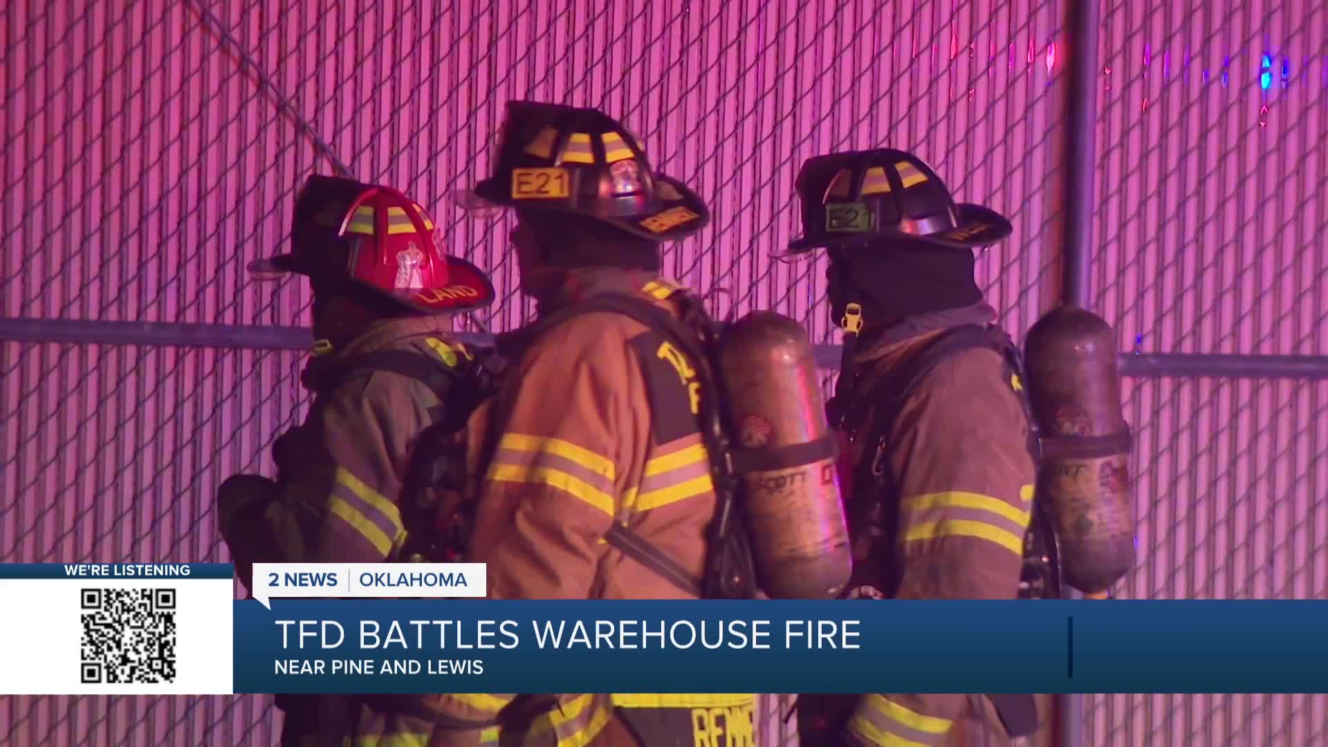 TFD responds to warehouse fire
