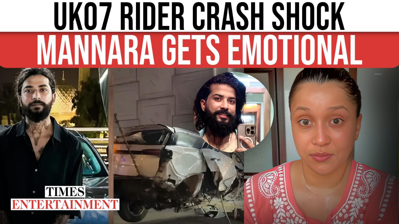 UK07 rider hospitalised after crash; Mannara Chopra shares emotional ...