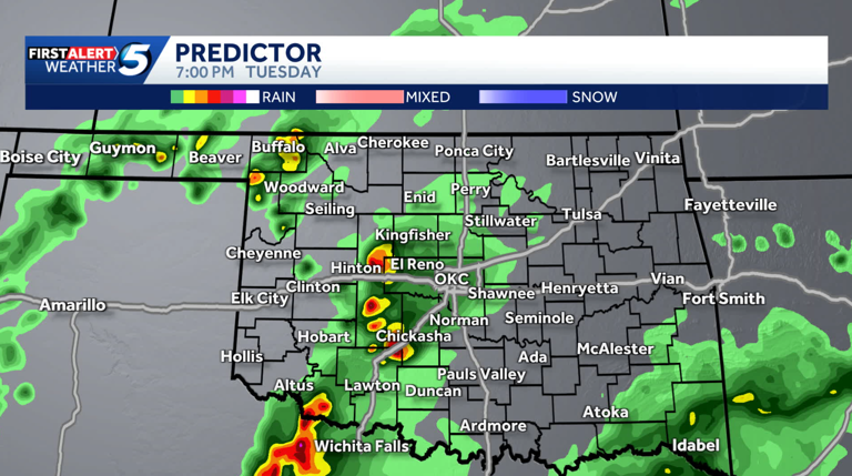 Hour-by-hour forecast: When will Oklahoma see severe storms with ...