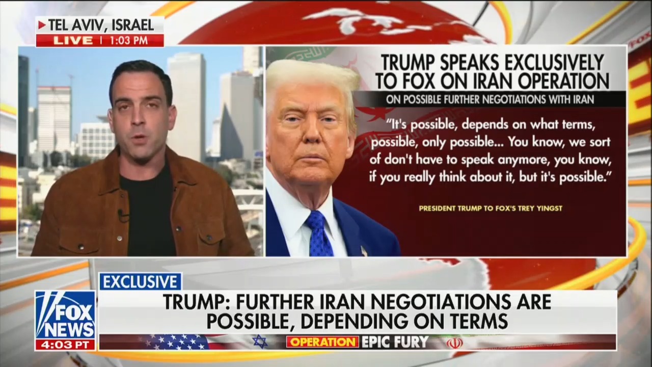 Trump tells Fox News negotiations with Iran ‘possible’: Regime leaders ...