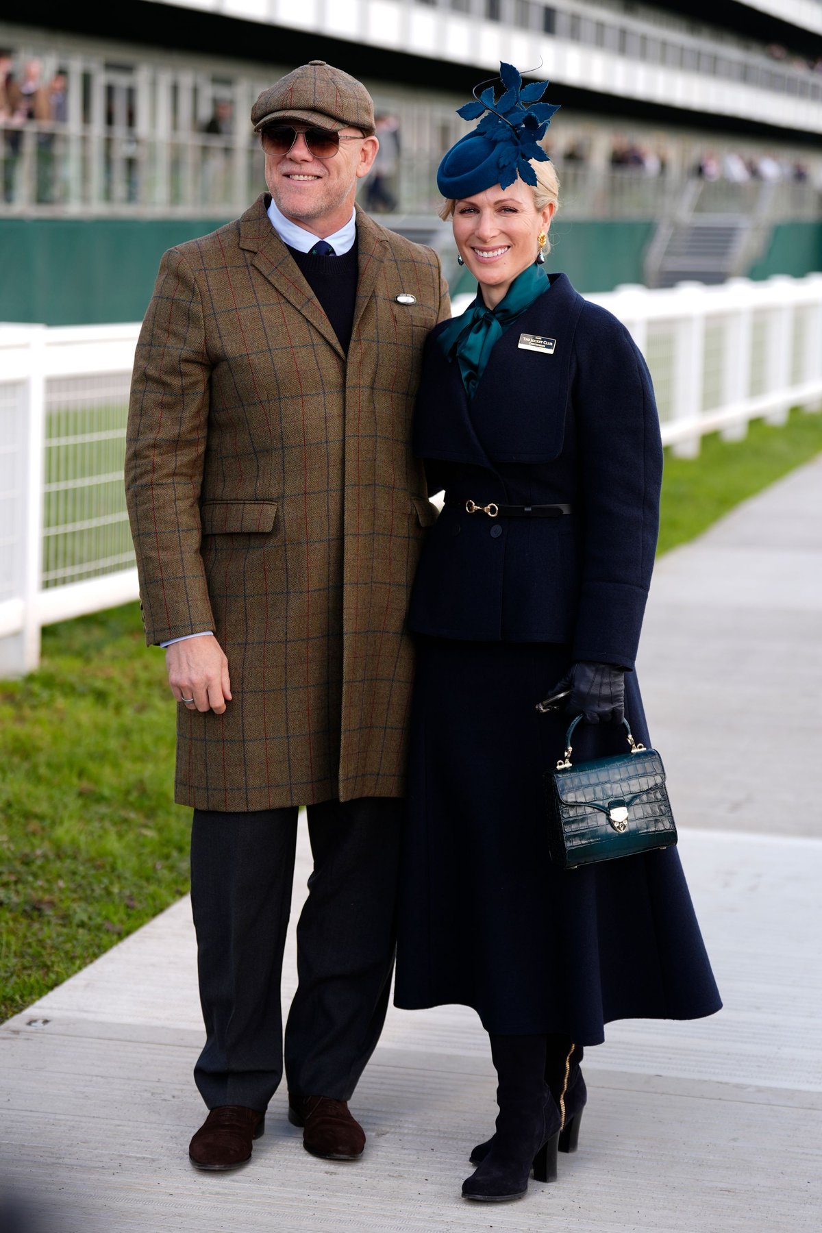 green emerald velvet dress 3/4 Sleeve Shift Dress in Emerald/Blue Herringbone - Angela main image 1