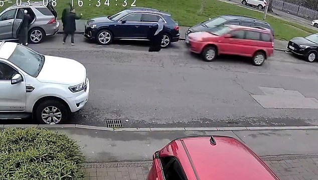 Police launch hunt for driver after car ploughs into woman in sickening ...