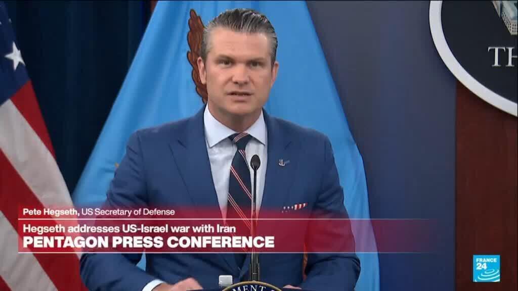 Replay: Pentagon chief Hegseth says Iran 'badly losing', strikes to ...