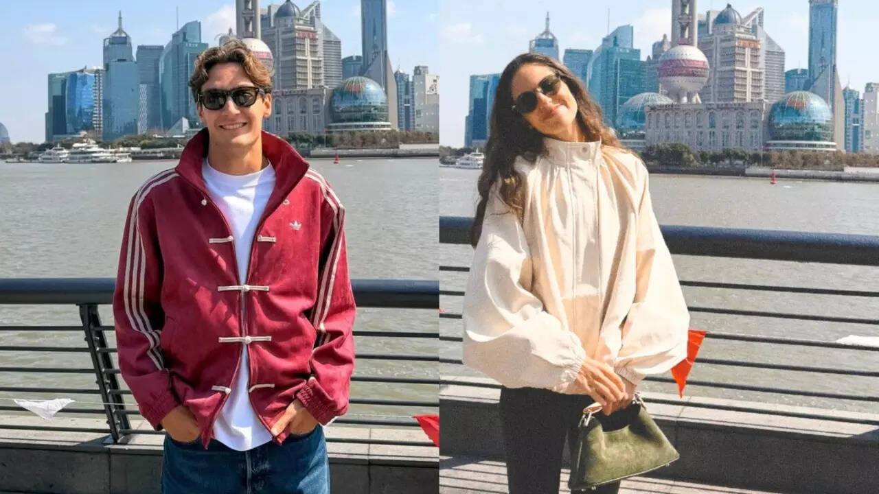 George Russell’s girlfriend Carmen Montero Mundt joins him in Shanghai ...
