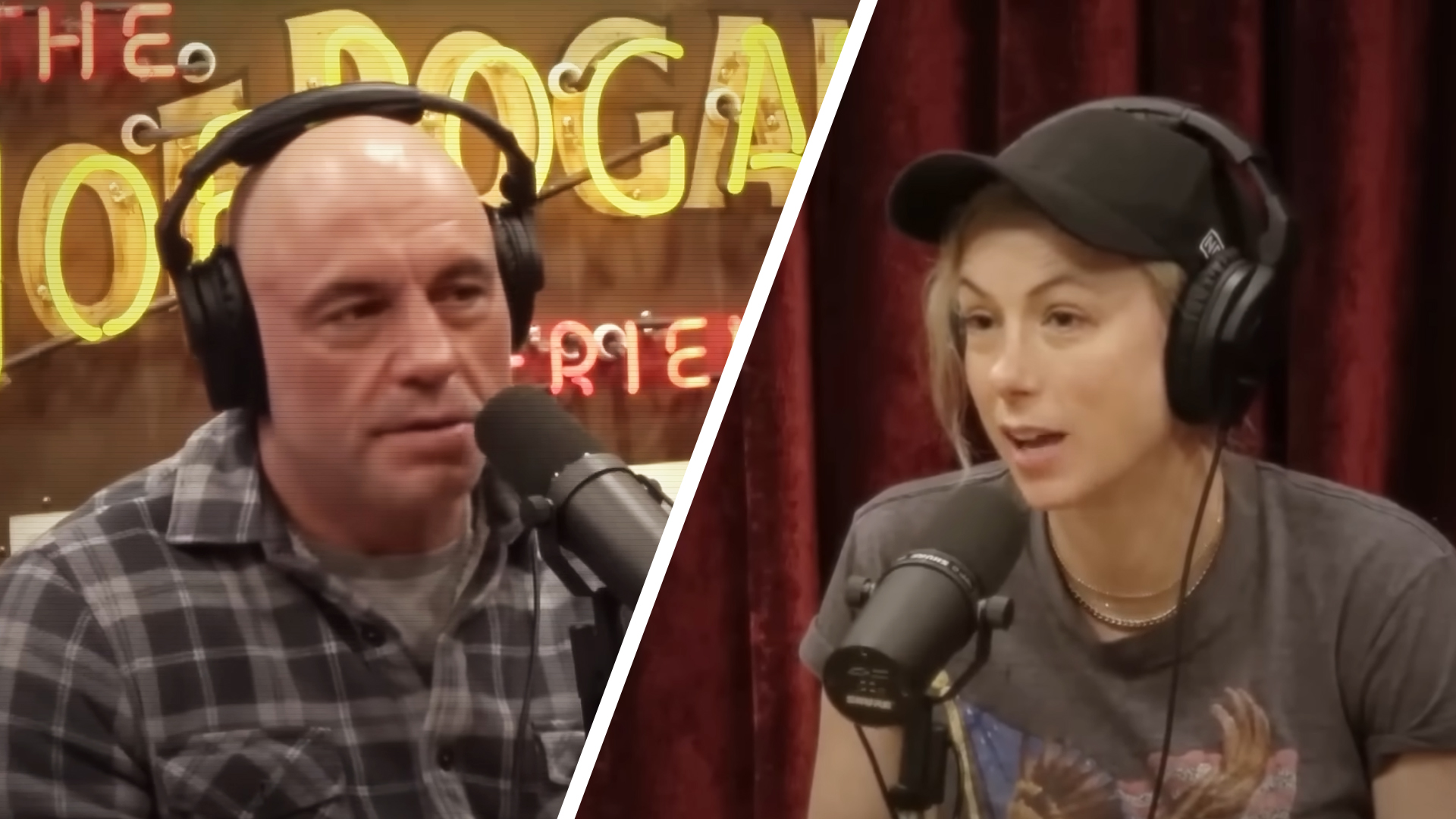 Joe Rogan brings up Bernie Sanders - she fires back