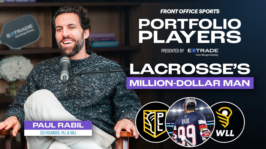 Paul Rabil: Why owning a team is a 100x bet