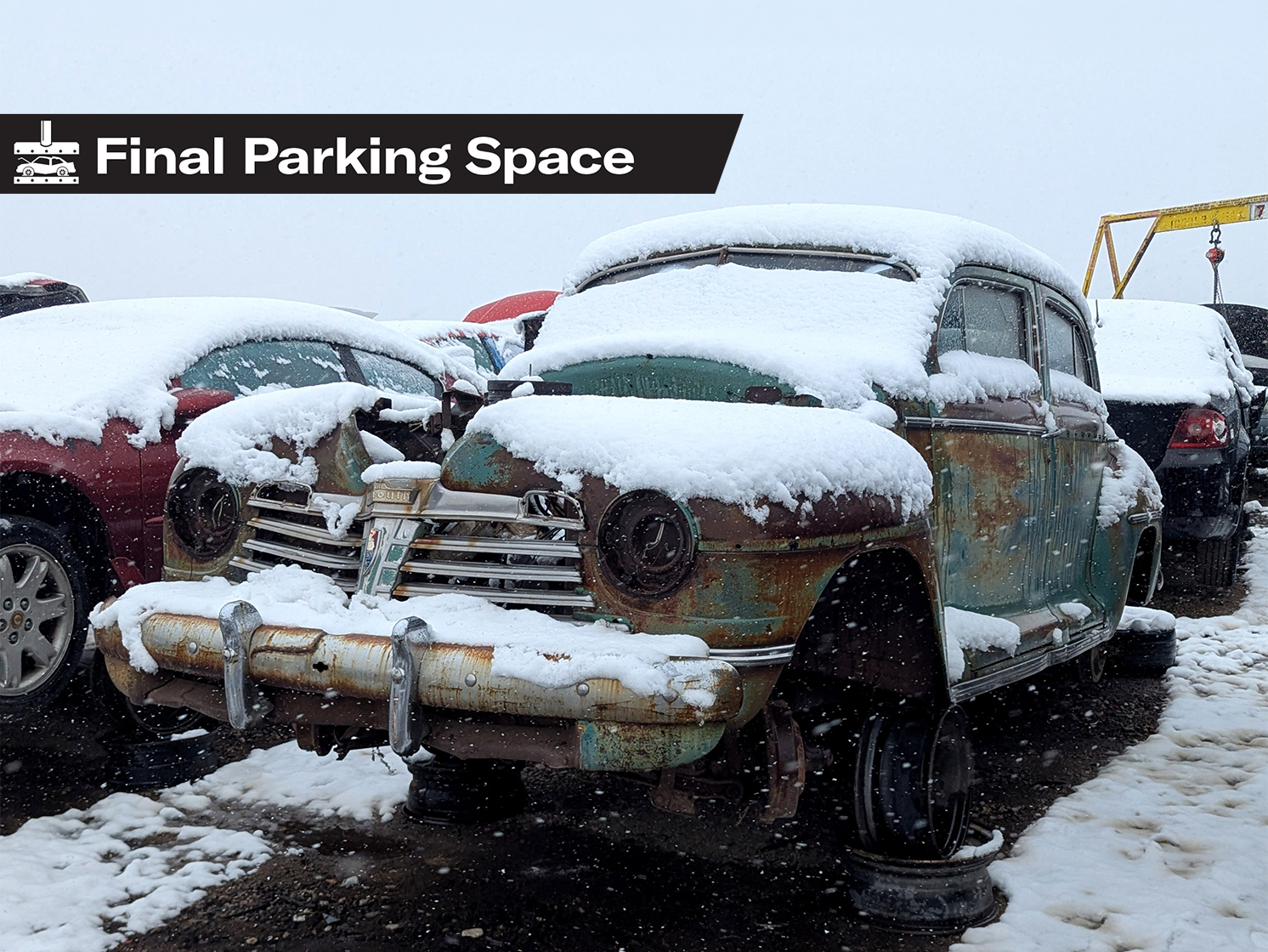 Final parking space: 1942 Plymouth Special De Luxe Town Sedan